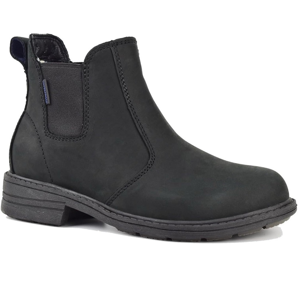 New- Comfy Moda Waterproof Leather Chelsea Boots Legend I| All Season, Size 8